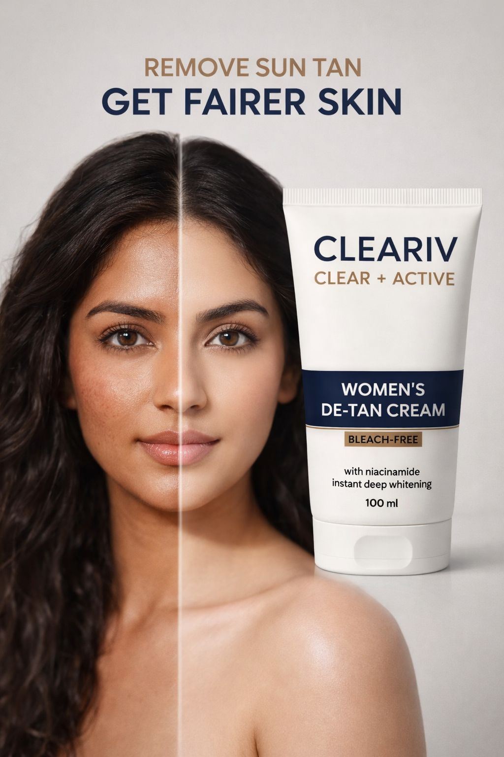 Women's DE _ TAN Cream (bleach free) 100ml